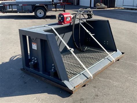 screening bucket for skid steer for sale|gravel bucket for skid steer.